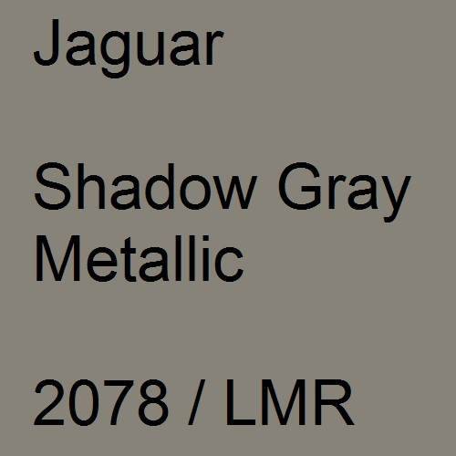 Jaguar, Shadow Gray Metallic, 2078 / LMR.